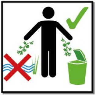 Gooi geen exoot in de sloot!    Gooi geen exoot in de sloot!